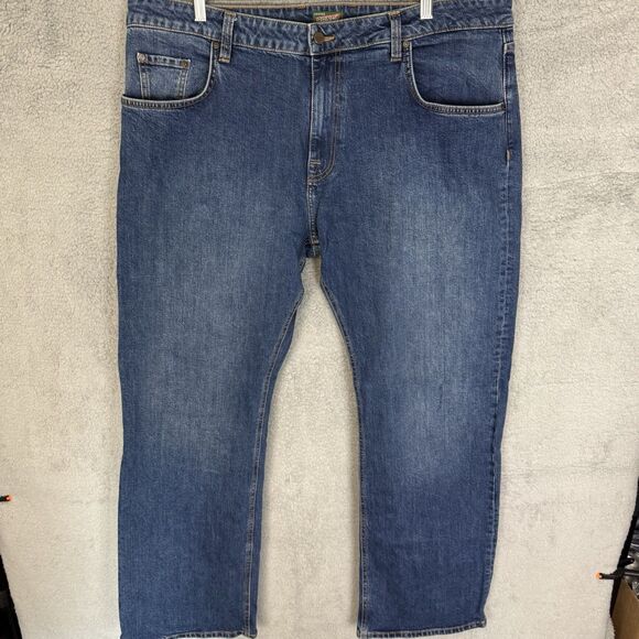 Tecovas Jeans Mens 40x31 Medium Blue Straight Ranch Western Cowboy Rodeo - Picture 1 of 11